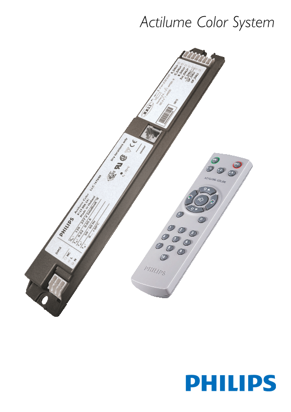 PHILIPS Actilume Color System User Guide - Page 1