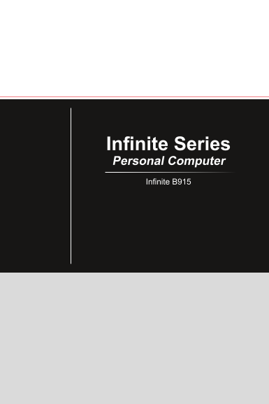 MSI Infinite Series Infinite A 8th Product Manual - Page 1