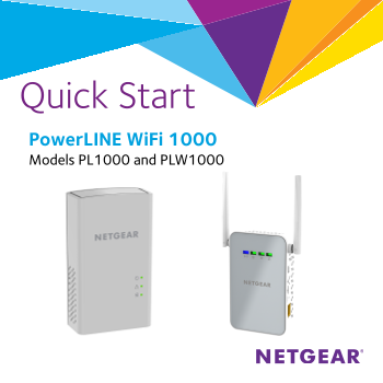 Netgear PLW1000 – Powerline WiFi 1000 Installation Guide - Page 1