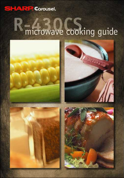 SHARP R-430CS Microwave Operation Manual - Page 1