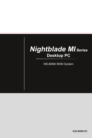 MSI Nightblade Series Nightblade MI Product Manual - Page 1