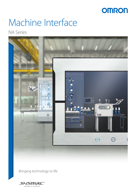 OMRON PLC Mechanical Controller IPC Multi-Axis Controller Touch Screen NA-RTSM RTLD NA Series Catalog - Page 1