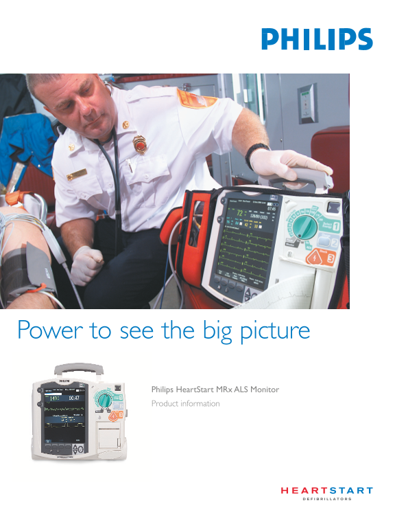 PHILIPS HeartStart MRx User Guide and Manual - Page 1