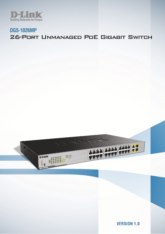 D-Link DGS-1026MP Manual - Page 1