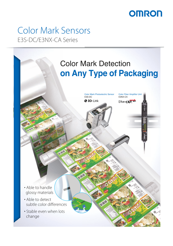 OMRON E3S-DC E3NX-CA Series Catalog - Page 1