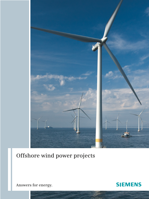 Siemens Answers for Energy. Offshore Wind Power Projects User Manual - Page 1