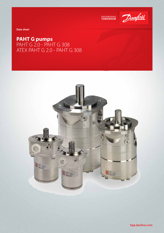 Danfoss PAHT G 2-308 Data Sheet - Page 1