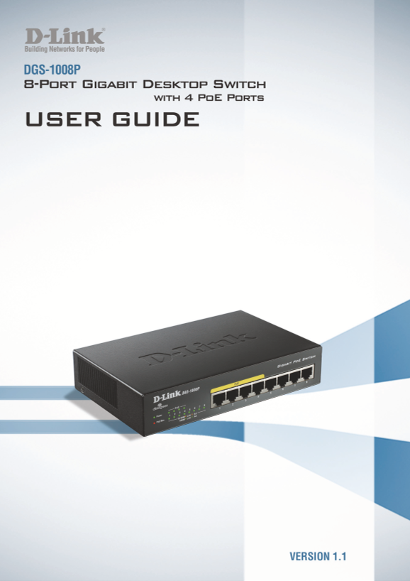 D-Link DGS-1008P Manual - Page 1