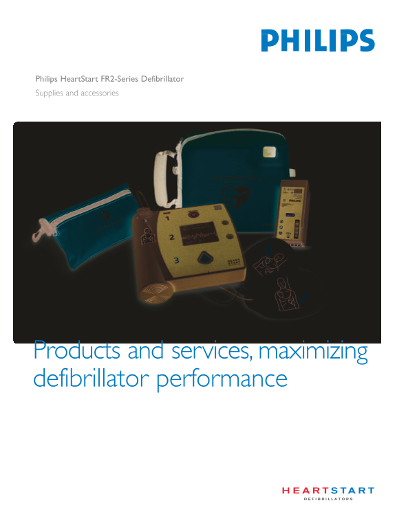 Philips HeartStart FR2-Defibrillator Series User's Manual and Specifications - Page 1