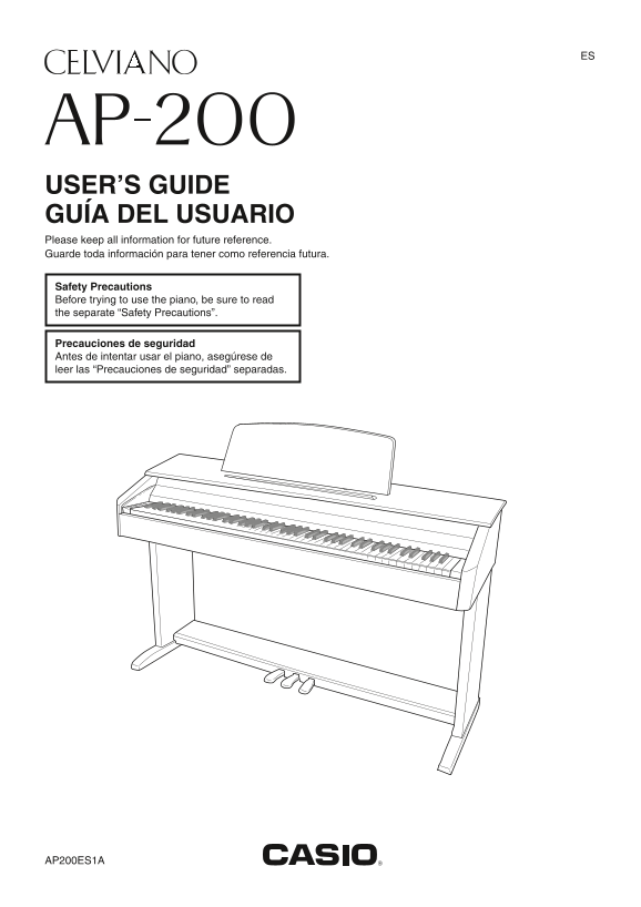 CASIO AP-200 User Guide / Manual - Page 1