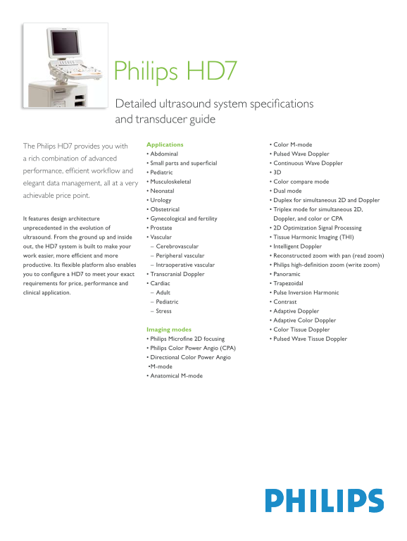 Philips HD7 User Guide - Page 1