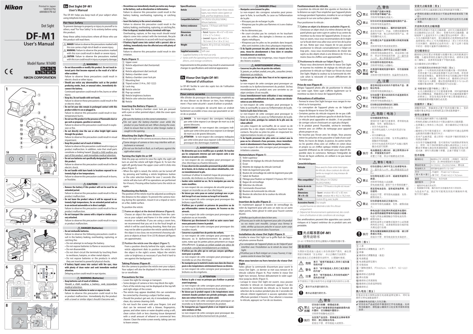 Nikon Digital Camera DF-M1 User Manual DF-M1_JP(7N_DL)02 - Page 1