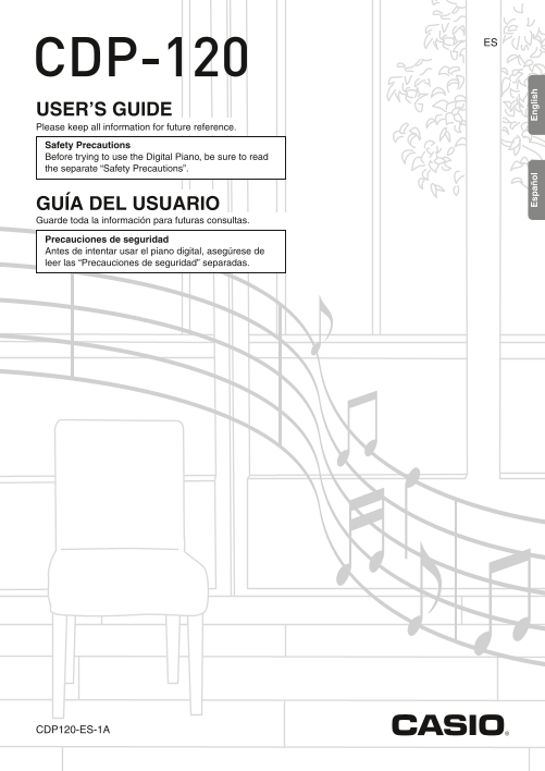 CASIO CDP-120 User Guide and Manual - Page 1