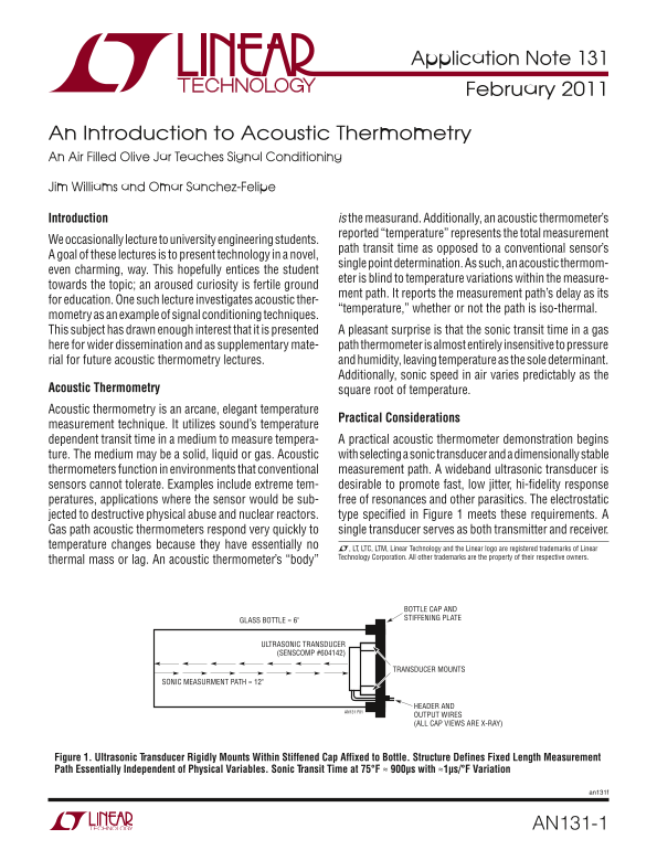 LINEAR Application Note 131 - Page 1
