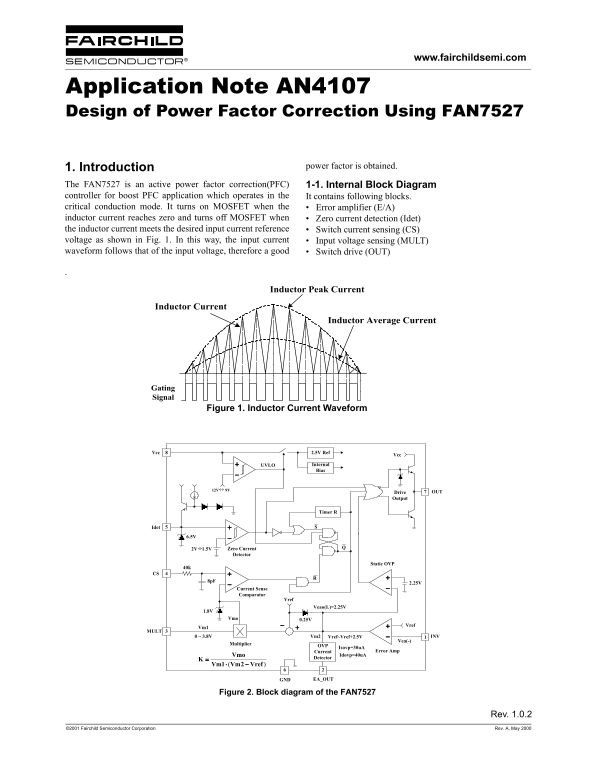 Fairchild AN4107 User's Guide - Page 1