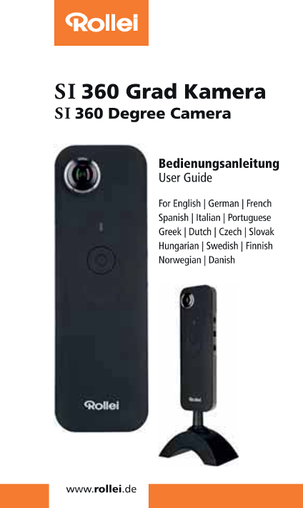 Rollei 360 Degree Camera SI360 Quick Start Guide (FR) - Page 1