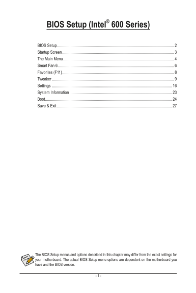 Z690 AORUS ELITE (rev.1.0) User Manual - Page 1