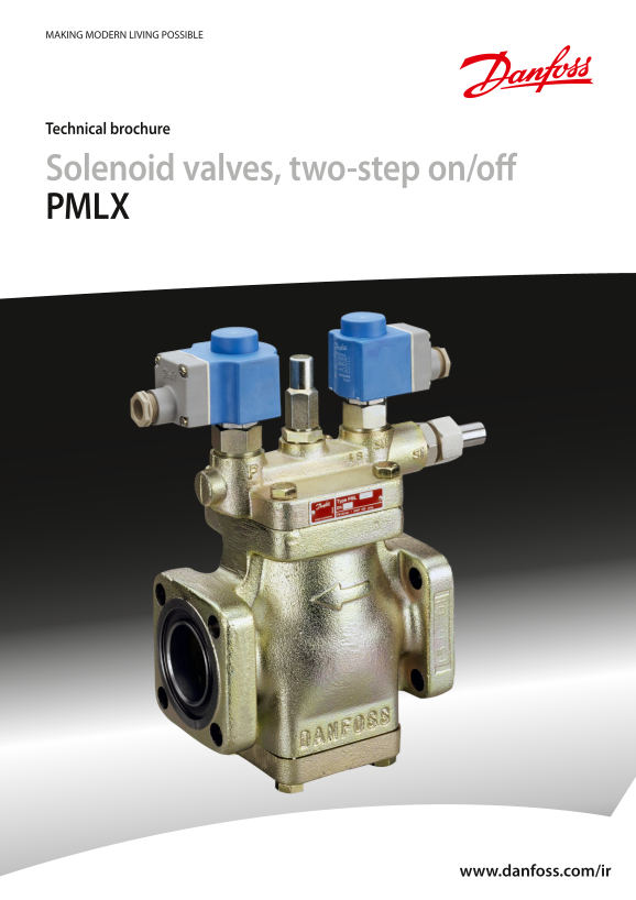 Danfoss Solenoid Valves Two-Step On Off, Type PMLX Datasheet - Page 1