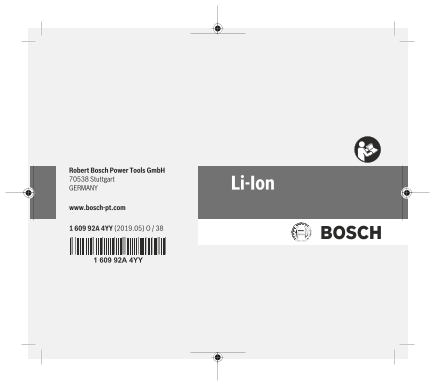 Bosch BBS61PETCN Owner's Manual - Page 1