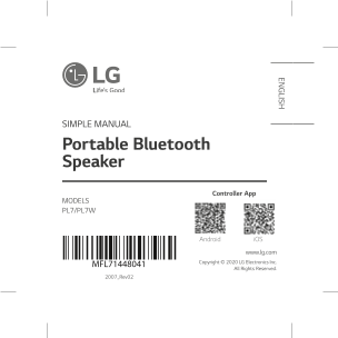 LG Headphones & Sound Other PL7.DARELLK User Manual English - Page 1