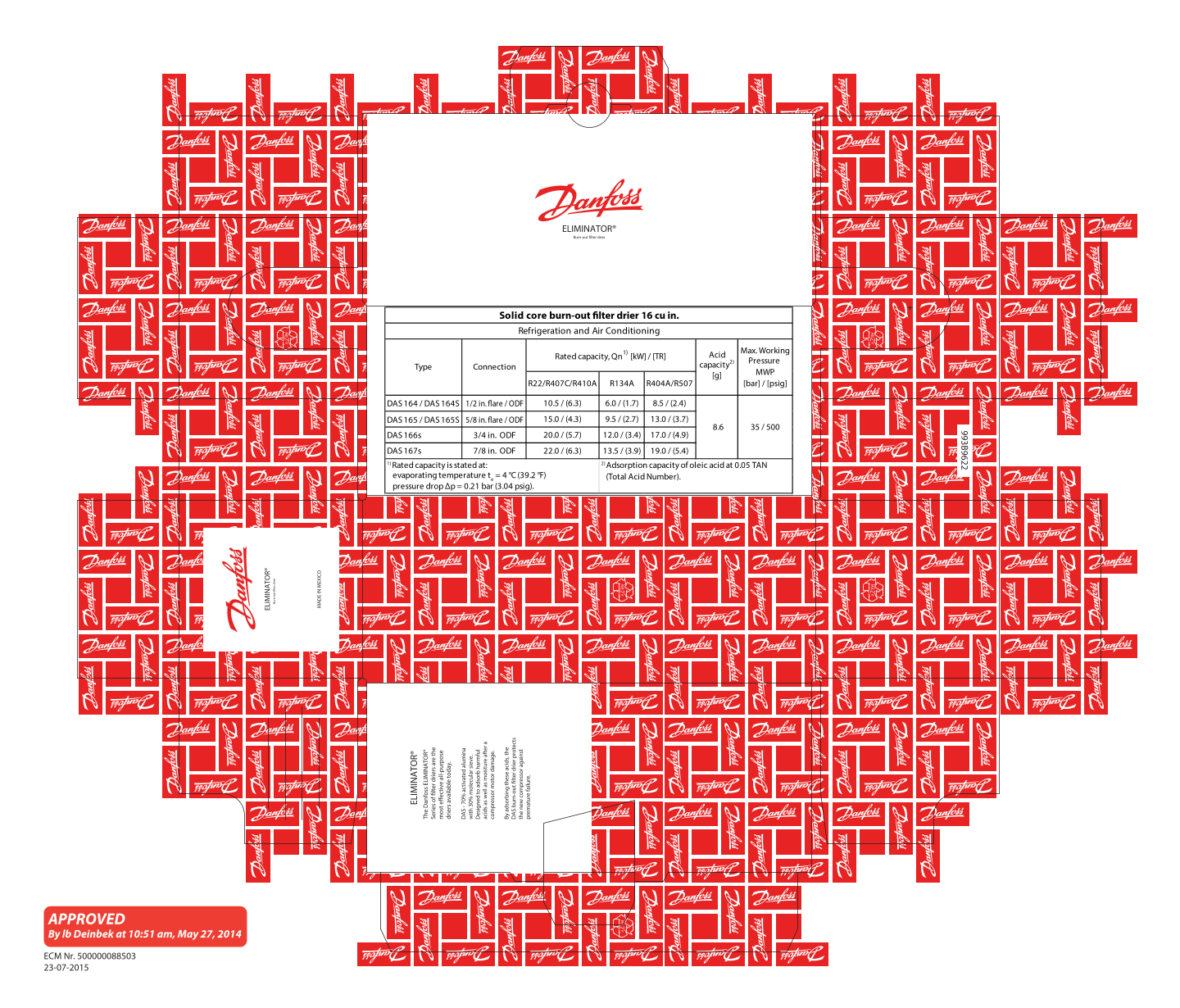 Danfoss D16 Box Instruction - 993B9622 Installation Guide - Page 1