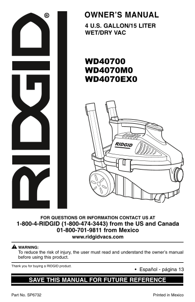EMERSON WD40700,EX,M Owners Manual - Page 1