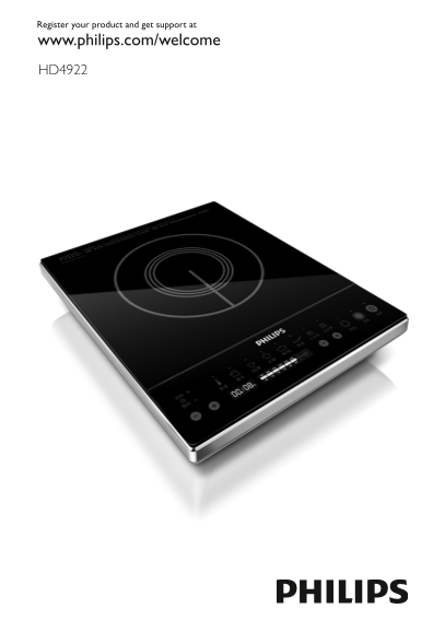 Philips HD4922 Induction Hob User Guide - Page 1