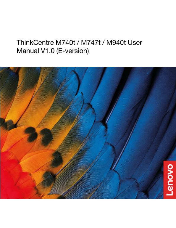 Lenovo ThinkCentre m740t_m747t_m940t User Manual - Page 1