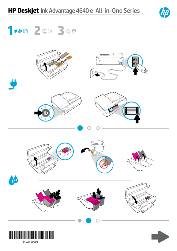 HP Deskjet Ink Advantage 4640 Series Install Poster - Page 1