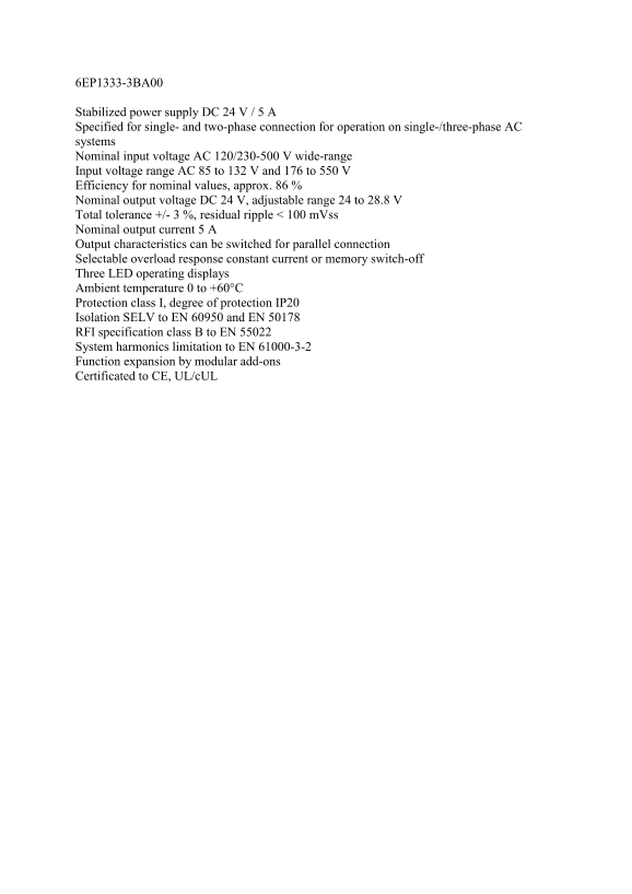 Siemens 6EP1333-3BA00 User's Manual - Page 1