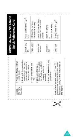 Samsung Galaxy D488 Quick User Guide - Page 1