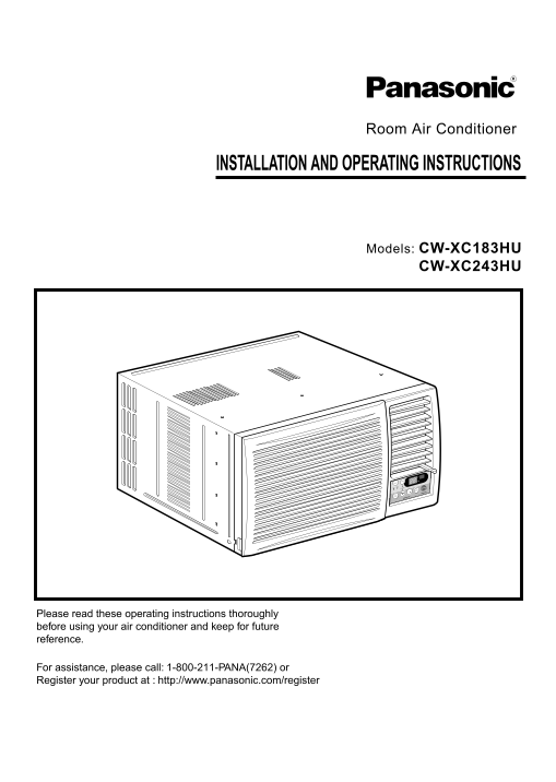 Panasonic CWXC183HU User Guide - Page 1