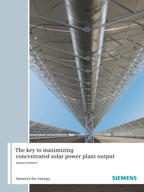 Siemens Key to Maximizing Concentrated Solar Power Plant Output - Page 1