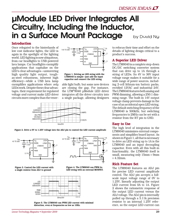 LINEAR LTM8040 User Guide - Page 1