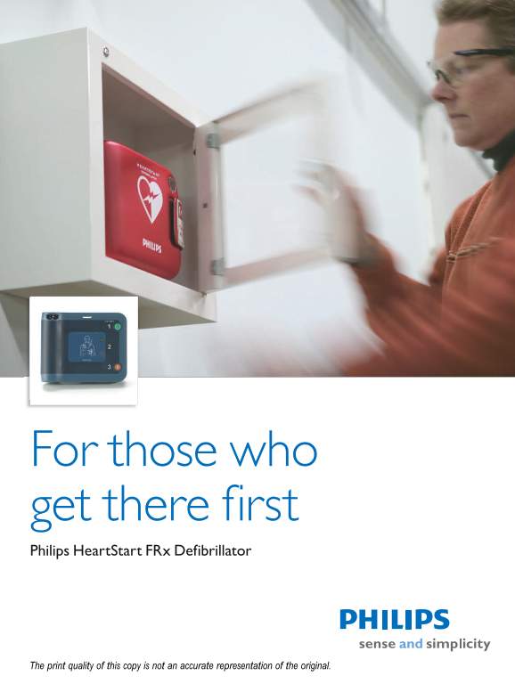 Philips HeartStart FRx Defibrillator User's Manual - Page 1