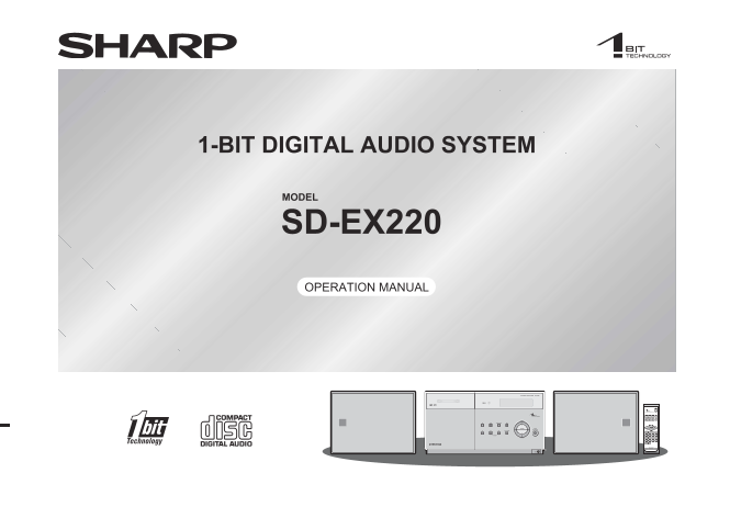 SHARP SDEX220 Operation Guide User Manual - Page 1