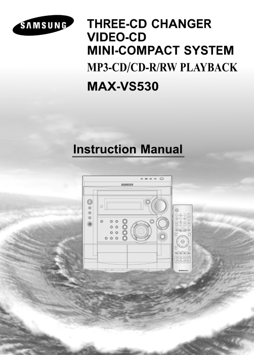Samsung MAX-VS530 User Guide - Page 1