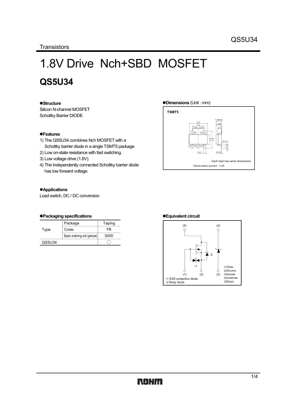 ROHM QS5U34 User Guide - Page 1