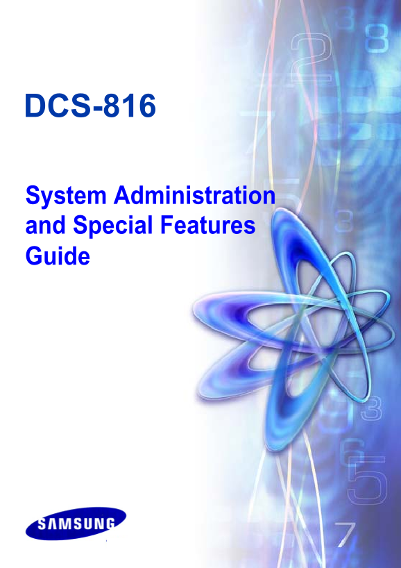 Samsung DCS-816 User Guide - Page 1