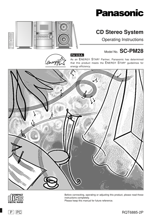 Panasonic SCPM28 User Guide and Manual - Page 1