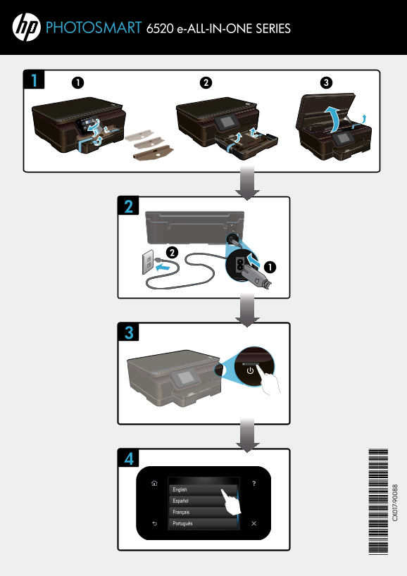 HP Photosmart 6520 Series Install Poster - Page 1