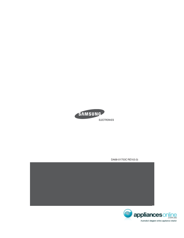 Samsung SR394NW Refrigerator User Guide - Page 1