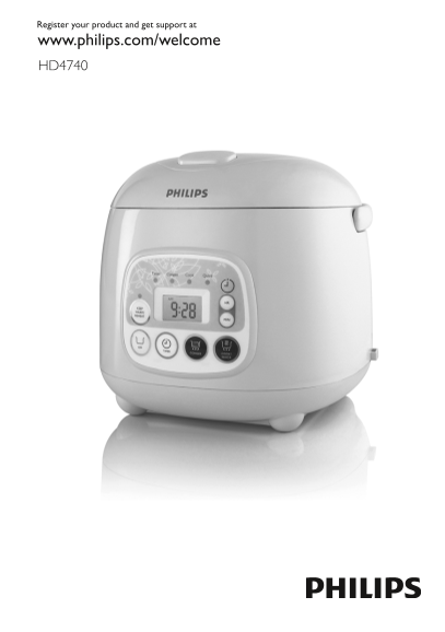 PHILIPS HD4740 User Guide - Page 1