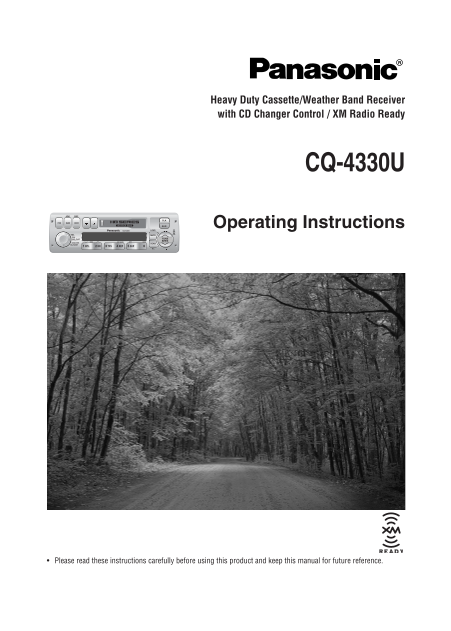 Panasonic CQ4330U User Guide - Page 1