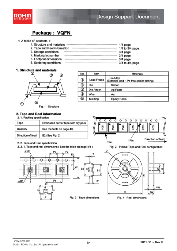 ROHM VQFN User Guide and Manual - Page 1