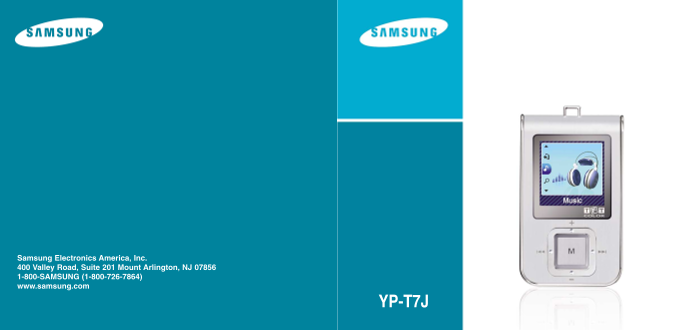 Samsung YP-T7J User Guide - Page 1