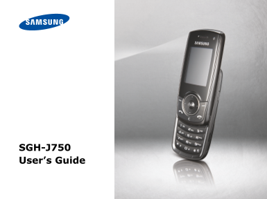 SAMSUNG SGH-J750 User Guide - Page 1
