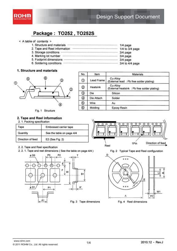 ROHM TO252 TO252S User Guide - Page 1