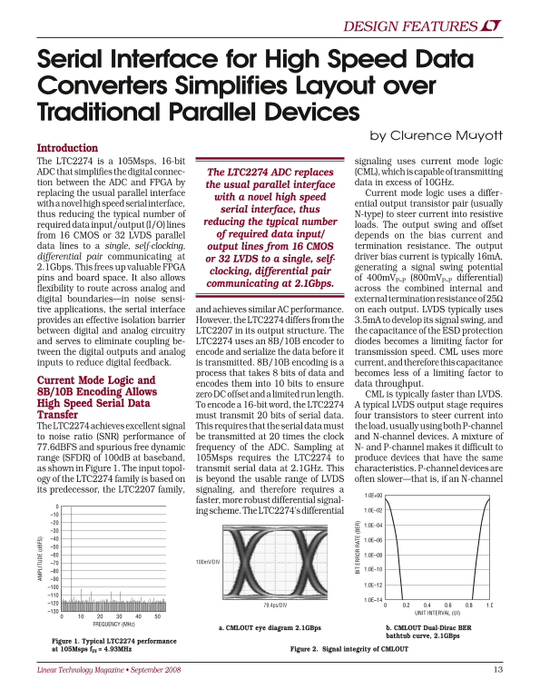 LINEAR LTC2274 User Guide - Page 1