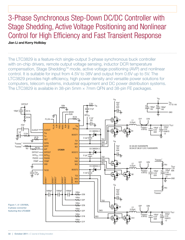 Linear Design Features: LTC3829 - Jian Li's Technical Journal - Page 1